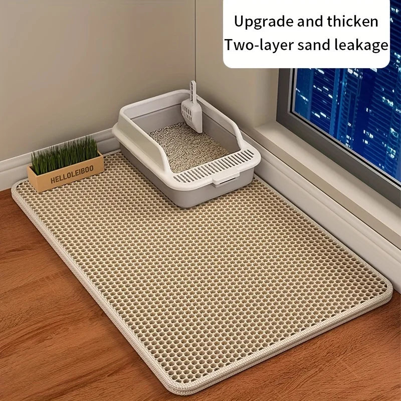 Large Advanced Honeycomb Cat Litter Mat
